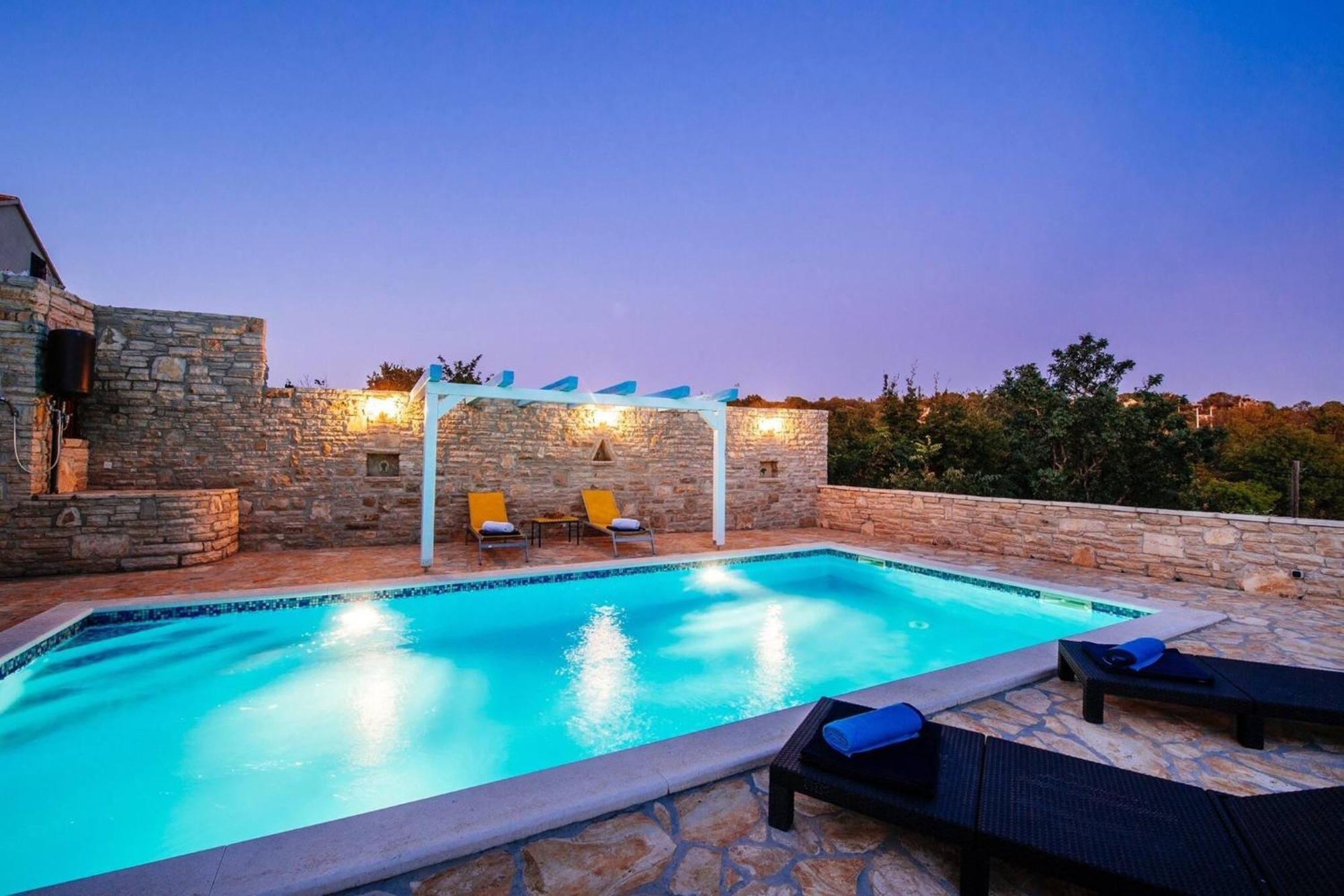 My Dalmatia - Holiday Home Korlat With Private Pool Benkovac Exterior photo
