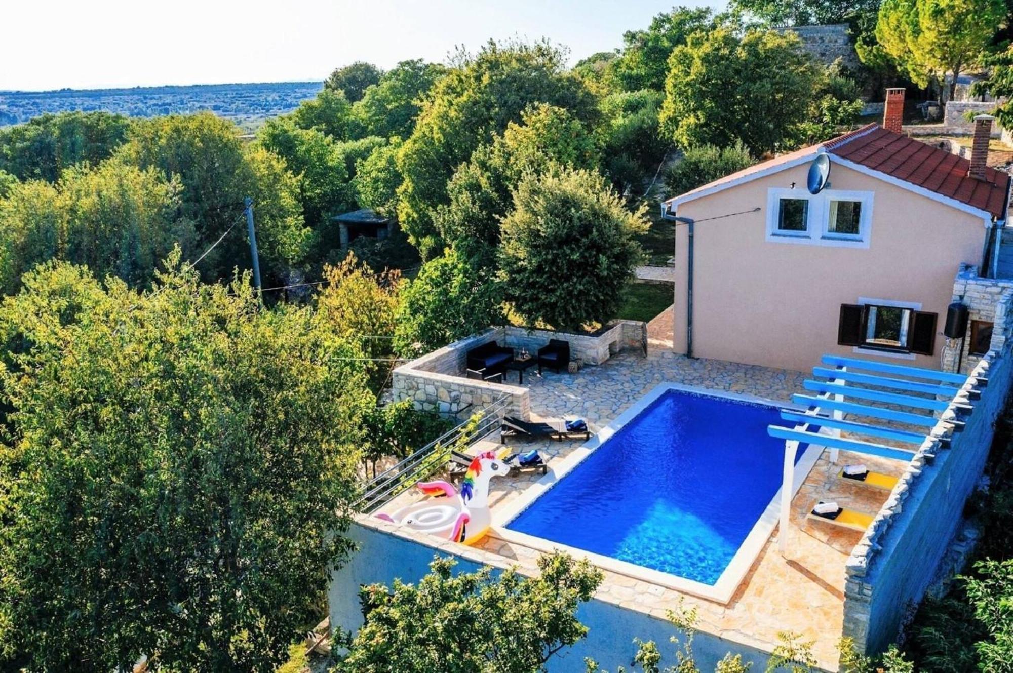 My Dalmatia - Holiday Home Korlat With Private Pool Benkovac Exterior photo